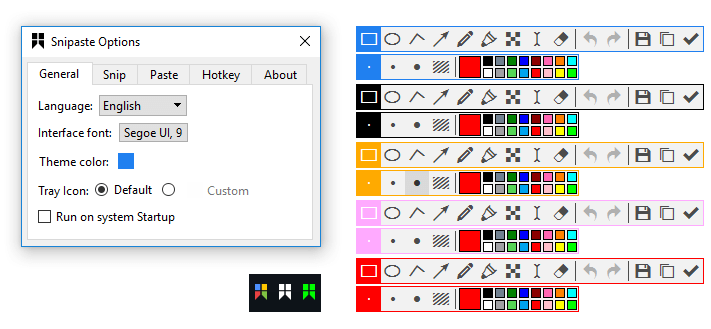 snipaste 官网 - 设置界面